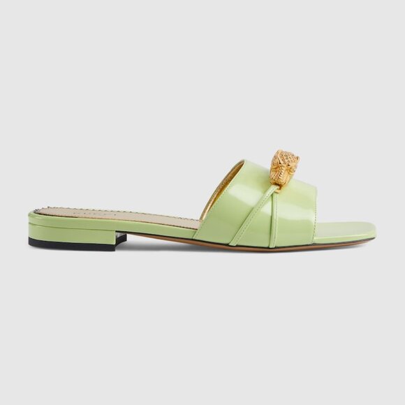 NIB GUCCI Women's slide sandal with hardware - Picture 4 of 8